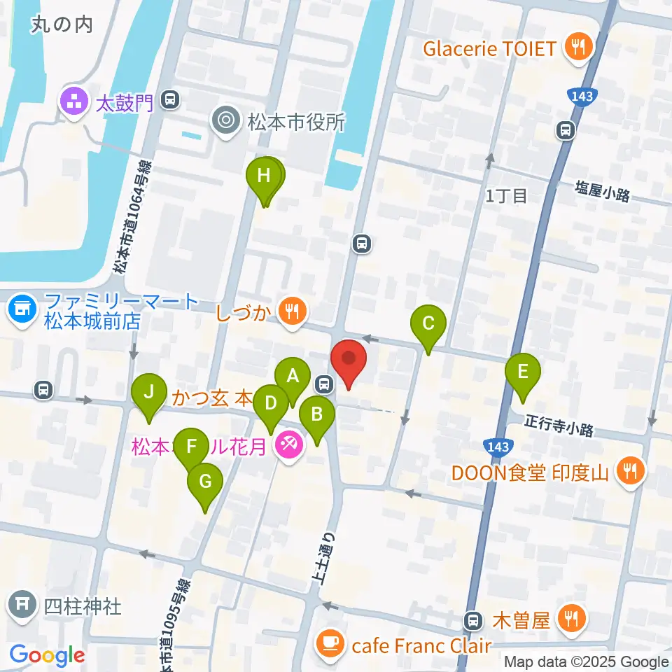 Studio Portrait周辺のカフェ一覧地図