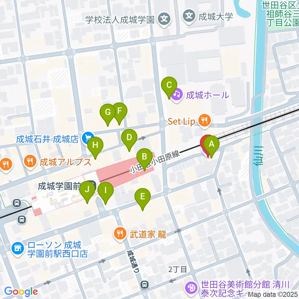 アトリエ第Q藝術周辺のカフェ一覧地図