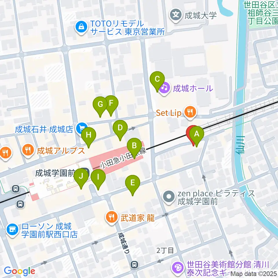 アトリエ第Q藝術周辺のカフェ一覧地図