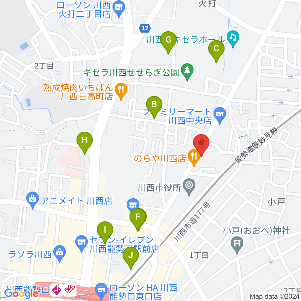 OTO BEACH周辺のカフェ一覧地図