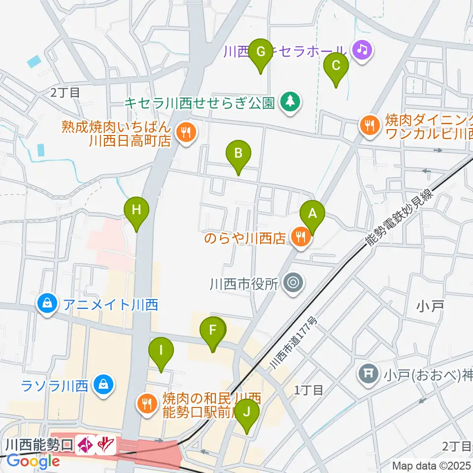 OTO BEACH周辺のカフェ一覧地図