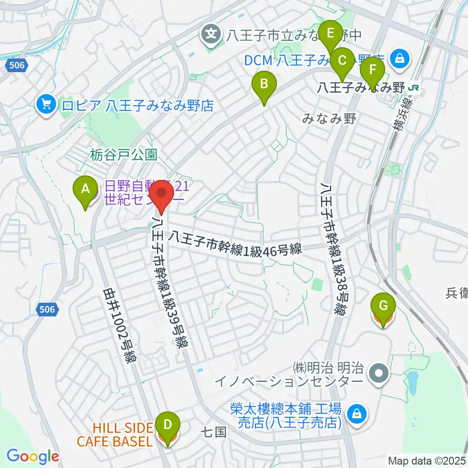 Tokyo Star Radio周辺のカフェ一覧地図