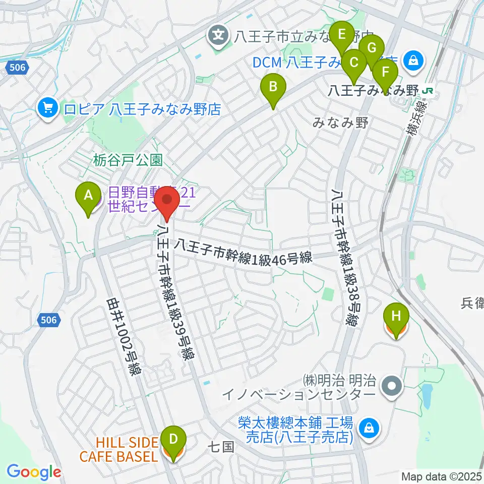 Tokyo Star Radio周辺のカフェ一覧地図