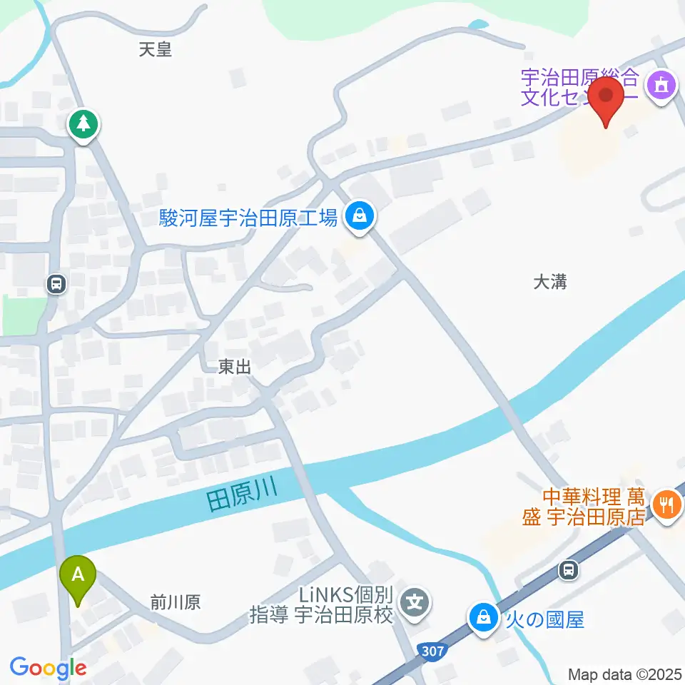 宇治田原町総合文化センター周辺のカフェ一覧地図
