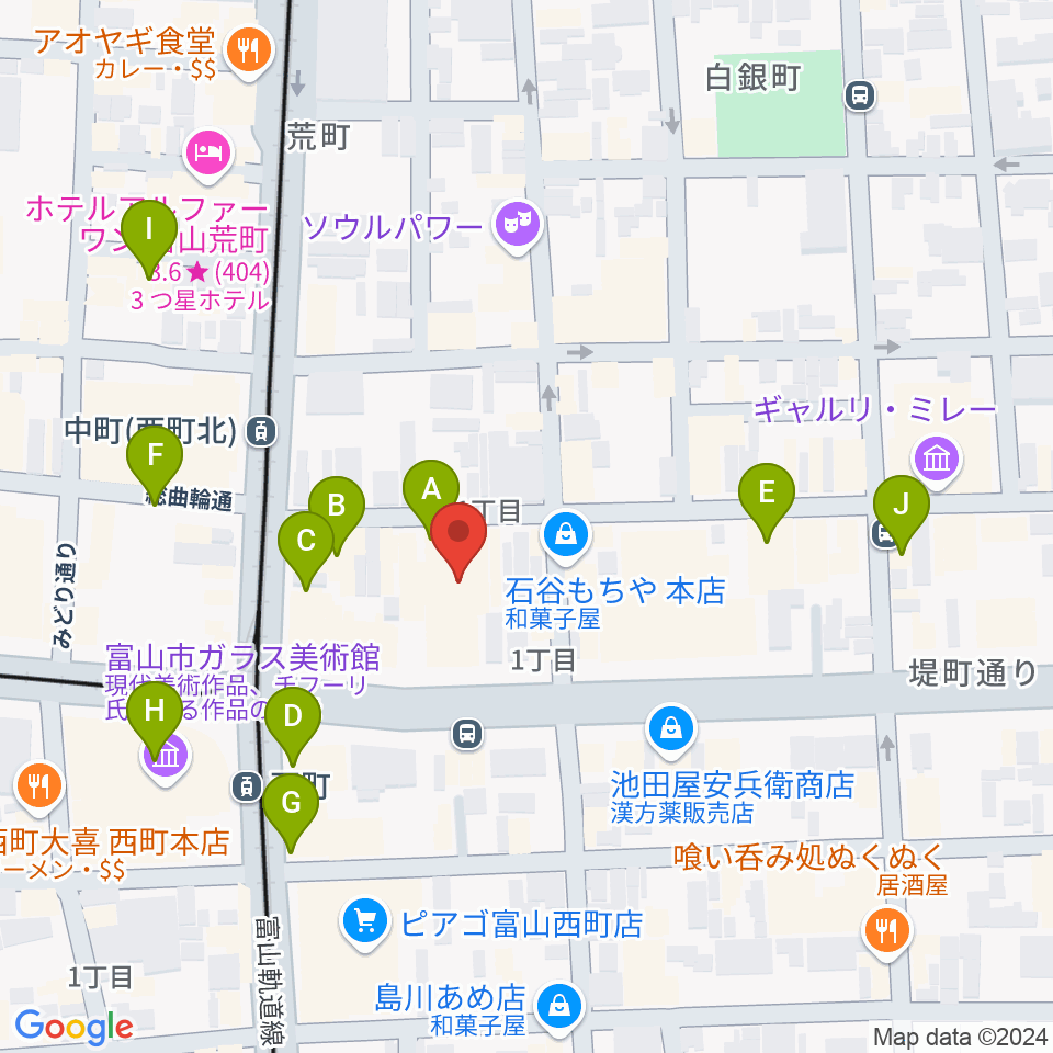 てるてる亭周辺のカフェ一覧地図