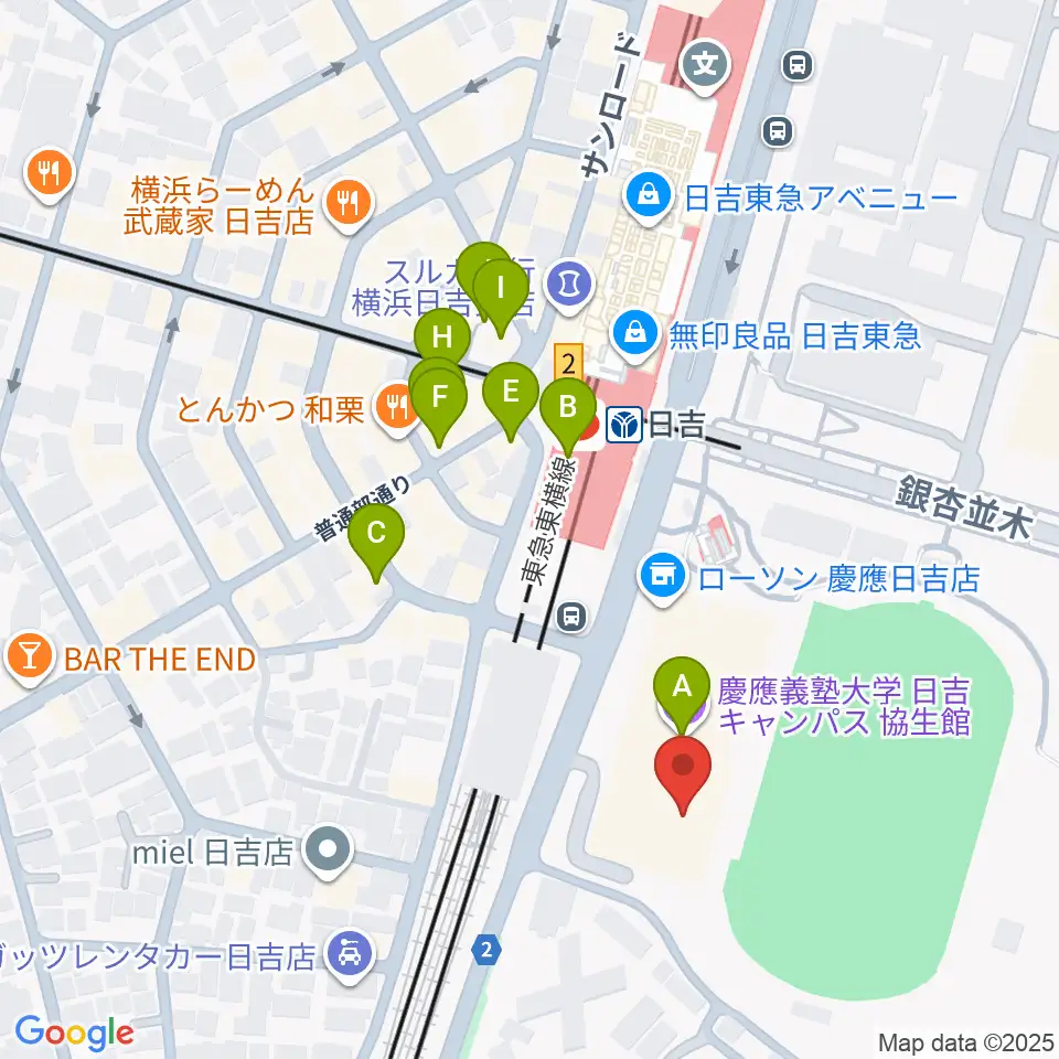 藤原洋記念ホール周辺のカフェ一覧地図