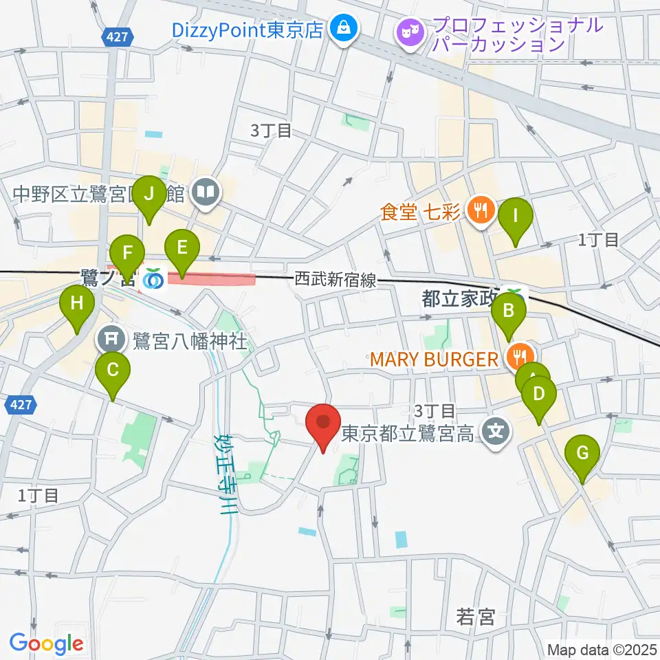 R.M.kalimba/craft&junk周辺のカフェ一覧地図