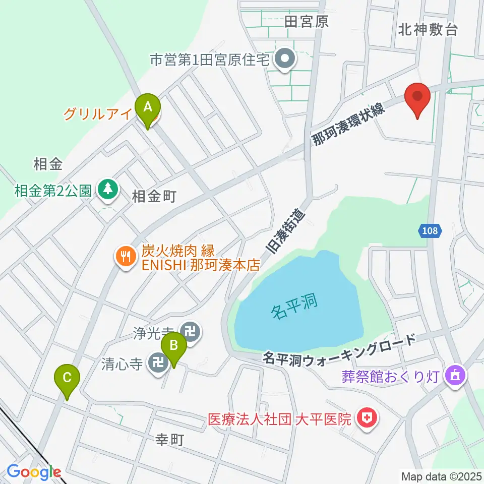 ひたちなか市那珂湊総合福祉センター・ふれあい交流館周辺のカフェ一覧地図