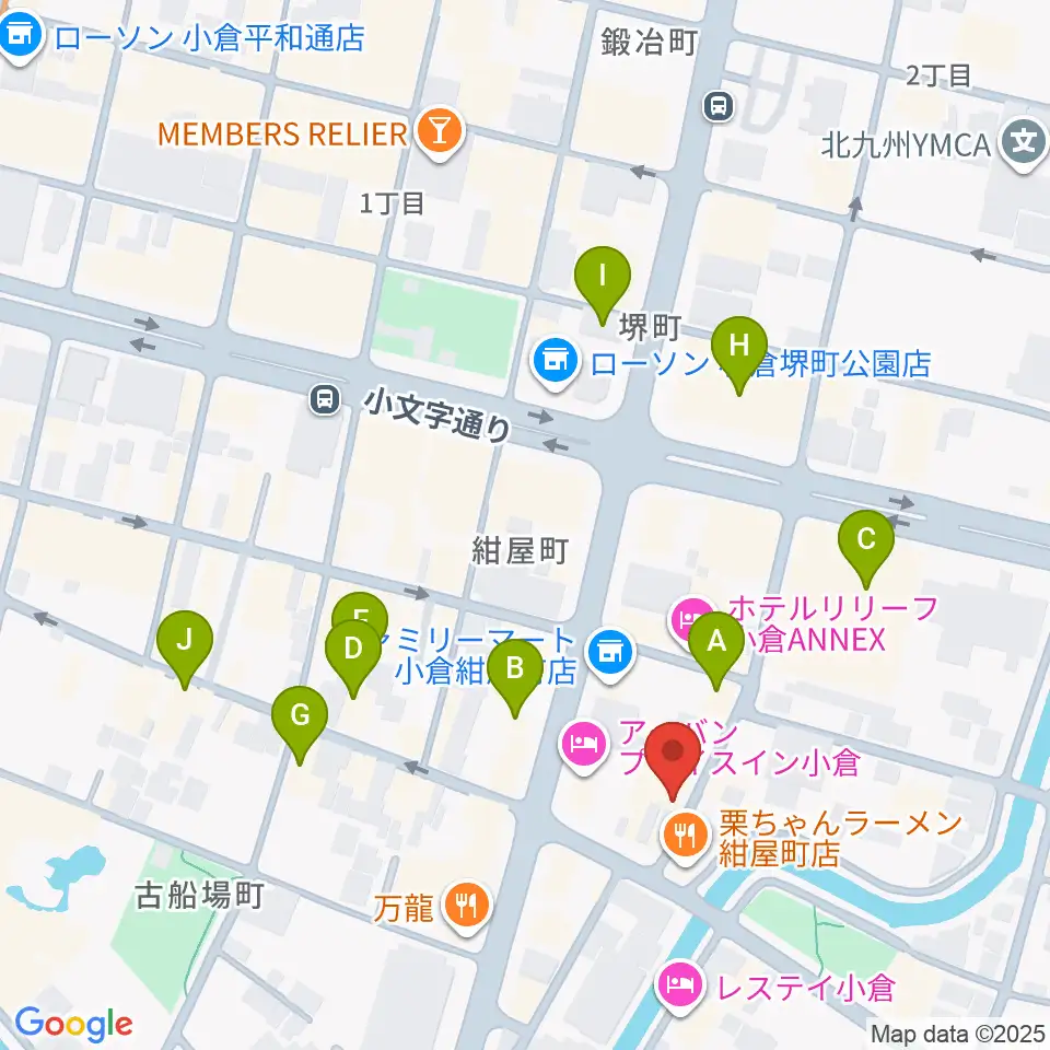 小倉WHIPPING POST周辺のカフェ一覧地図