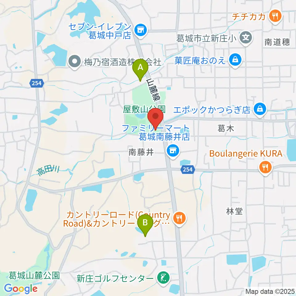 新庄文化会館マルベリーホール周辺のカフェ一覧地図