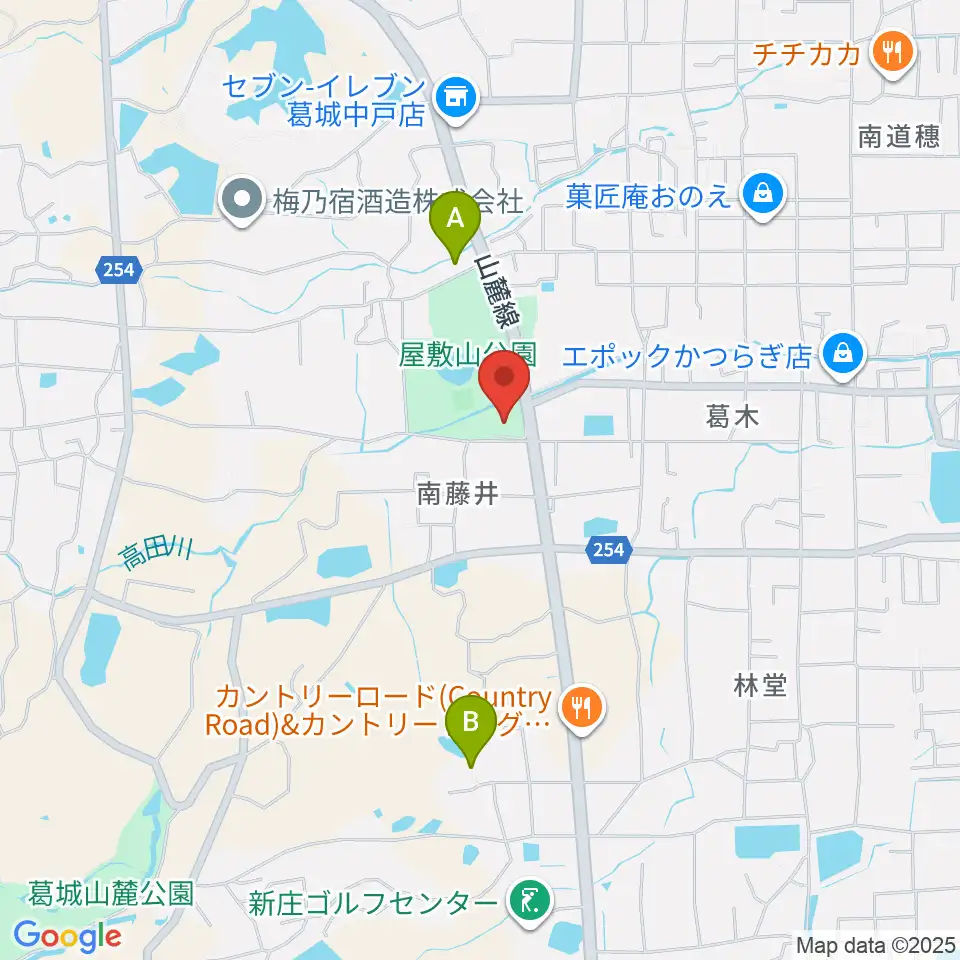 新庄文化会館マルベリーホール周辺のカフェ一覧地図