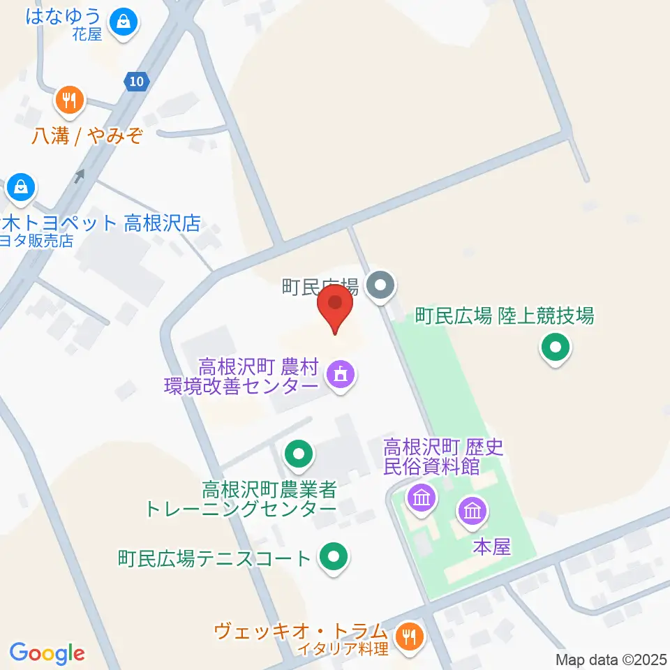 高根沢町町民ホール周辺のカフェ一覧地図