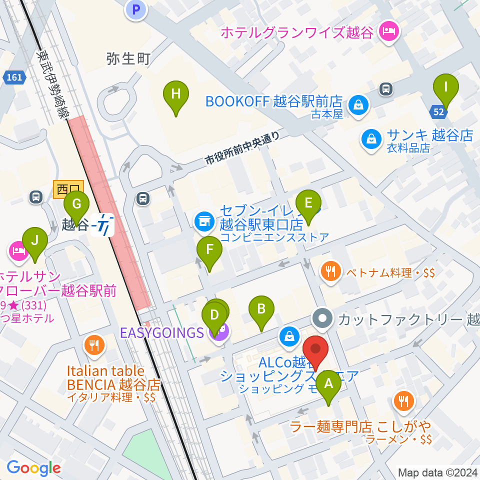 LoCo Music Studio周辺のカフェ一覧地図