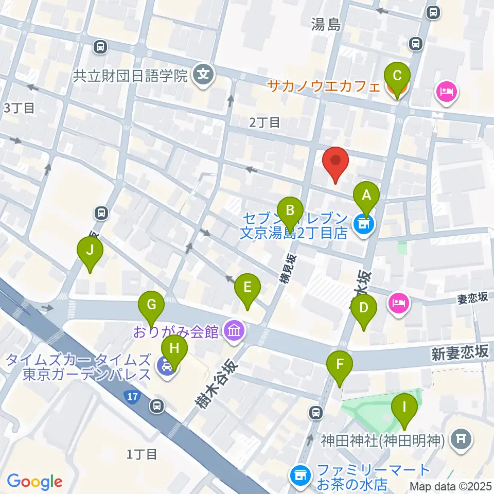 スチュディオ・トリアノン周辺のカフェ一覧地図