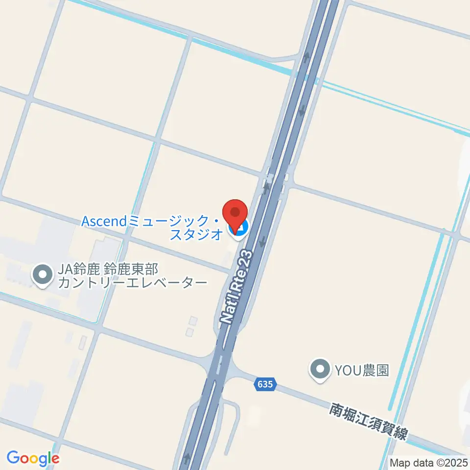 Ascendミュージック・スタジオ周辺のカフェ一覧地図