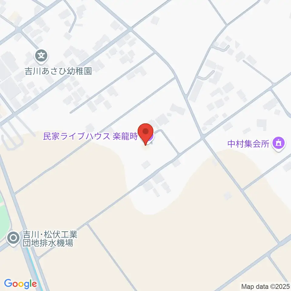 民家ライブハウス楽龍時周辺のカフェ一覧地図