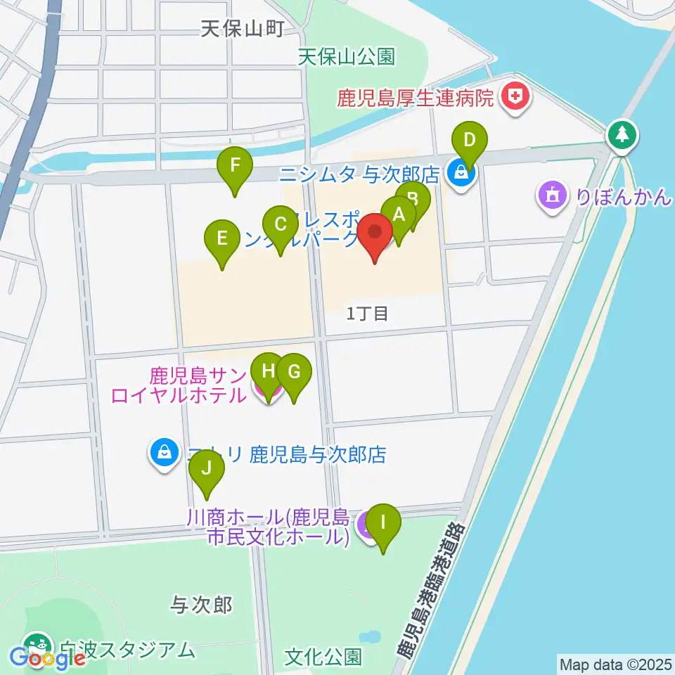 TOHOシネマズ与次郎周辺のカフェ一覧地図
