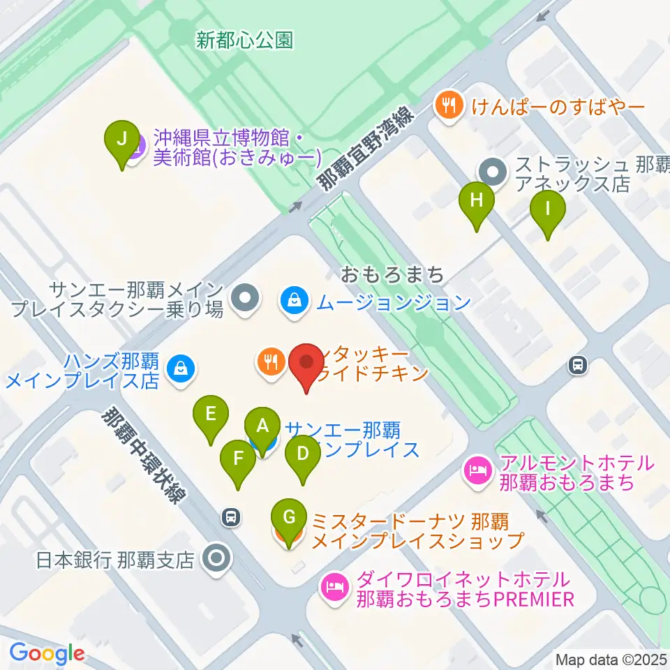 シネマQ周辺のカフェ一覧地図