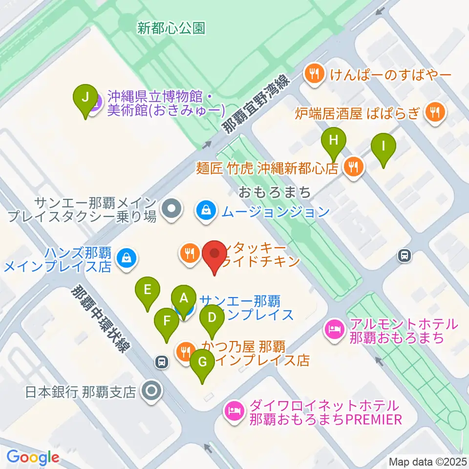 シネマQ周辺のカフェ一覧地図