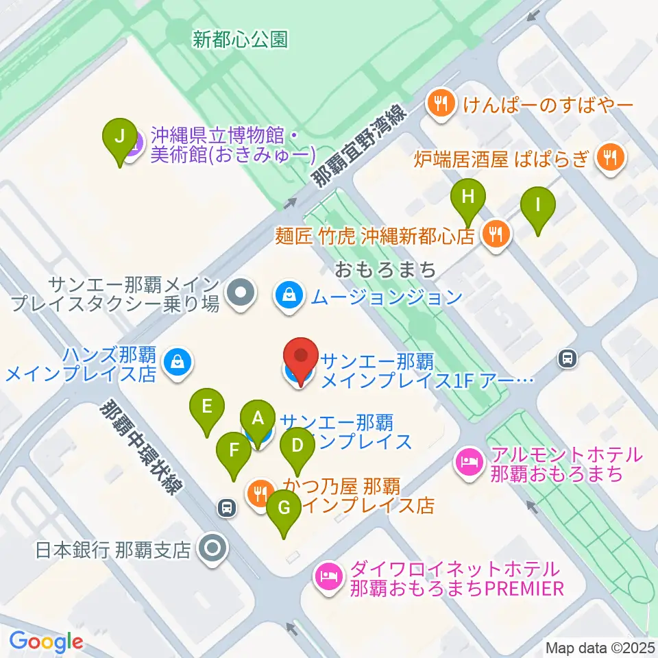 シネマQ周辺のカフェ一覧地図