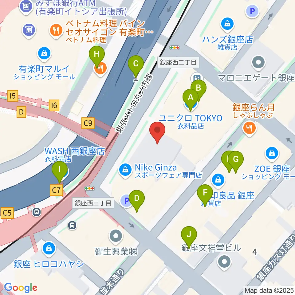丸の内TOEI周辺のカフェ一覧地図