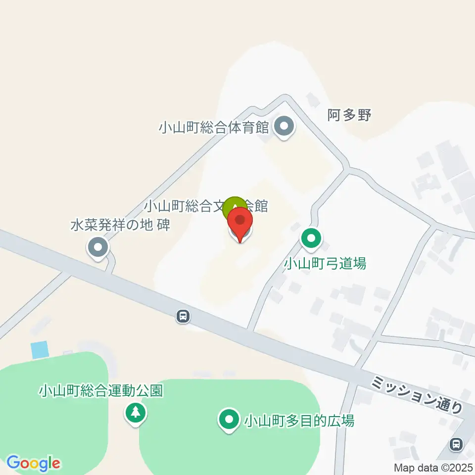 小山町総合文化会館周辺のカフェ一覧地図