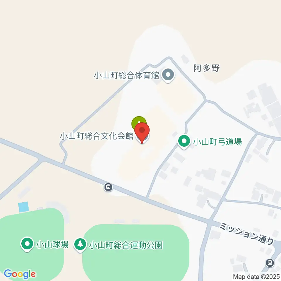 小山町総合文化会館周辺のカフェ一覧地図