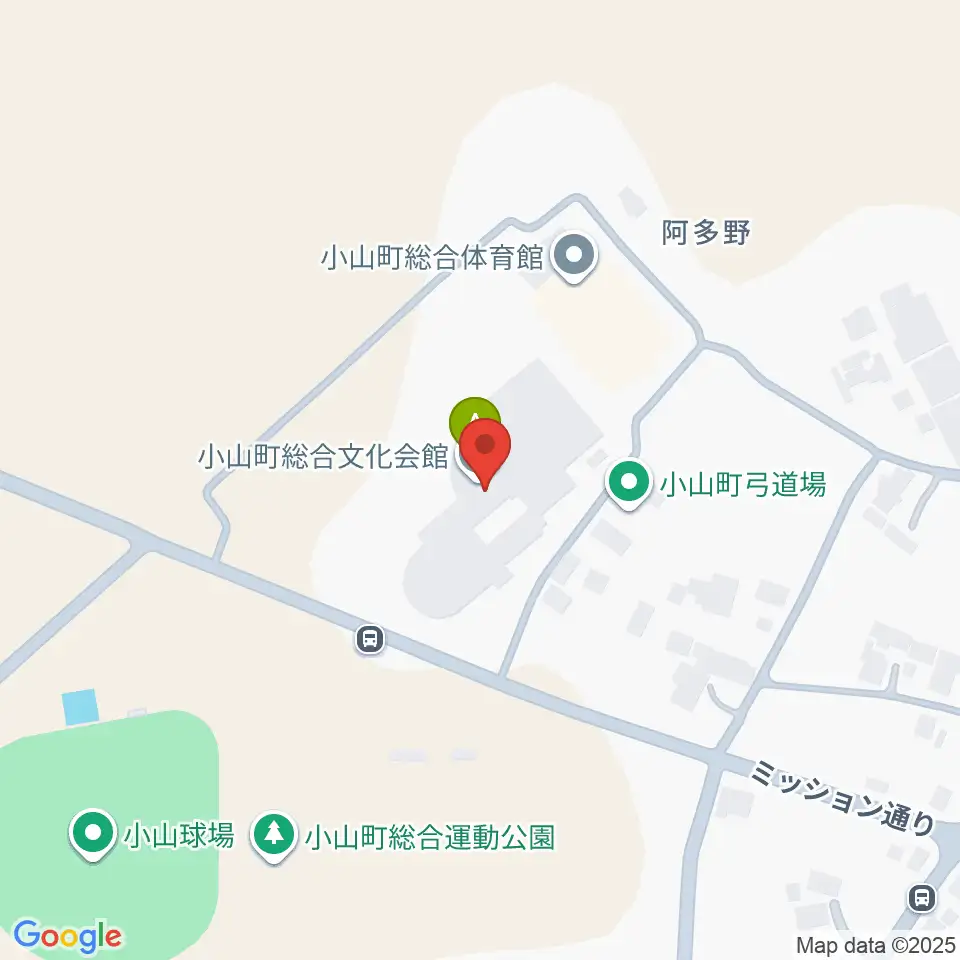 小山町総合文化会館周辺のカフェ一覧地図