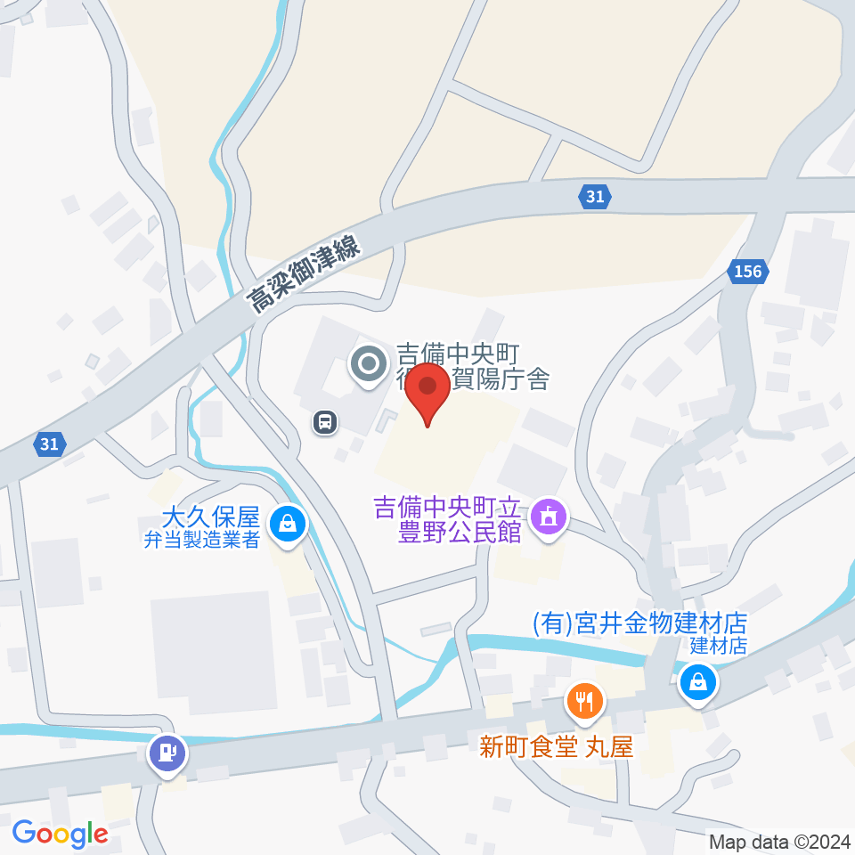 ロマン高原かよう総合会館周辺のカフェ一覧地図