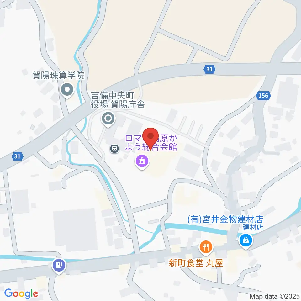 ロマン高原かよう総合会館周辺のカフェ一覧地図