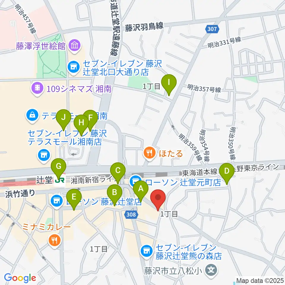 木管楽器修理工房 岡田周辺のカフェ一覧地図