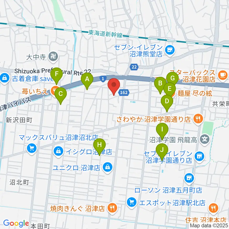 Studio SONICS周辺のカフェ一覧地図