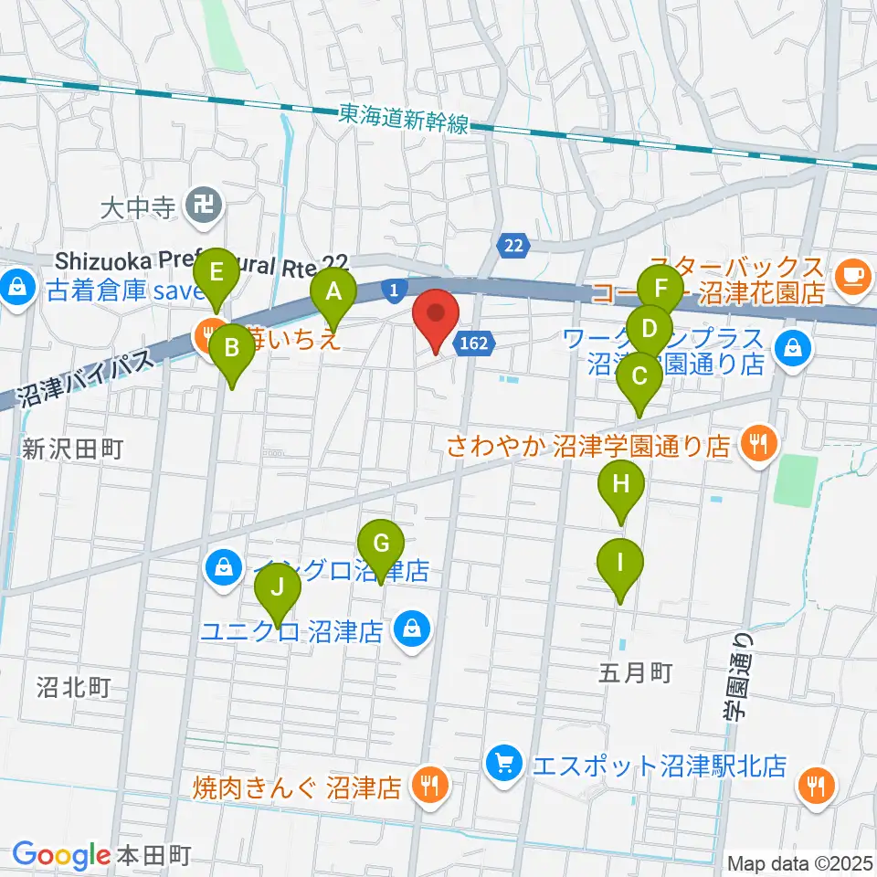 Studio SONICS周辺のカフェ一覧地図