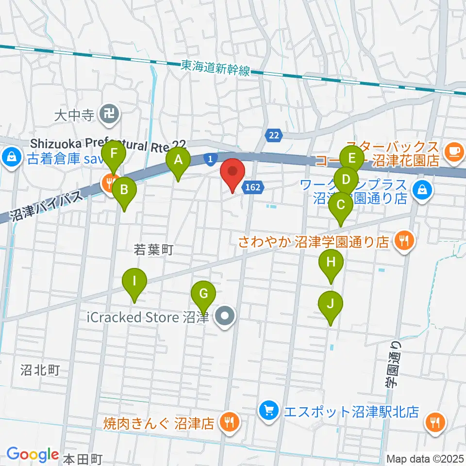 Studio SONICS周辺のカフェ一覧地図