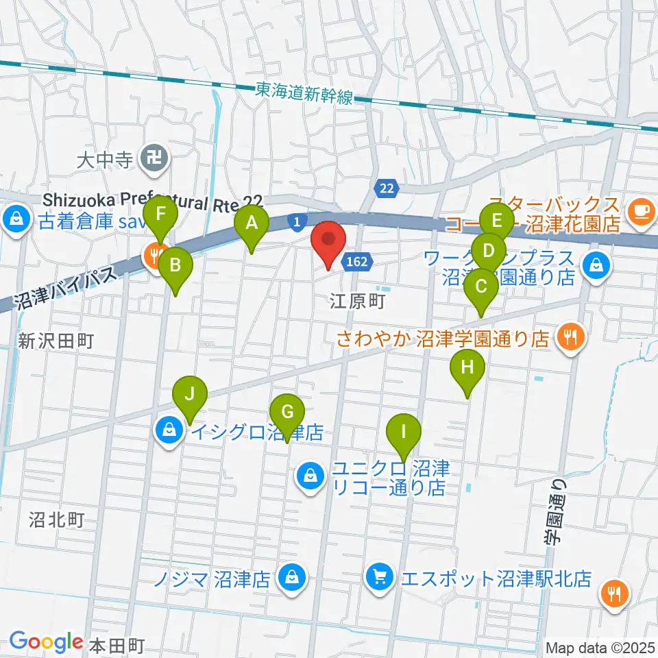 Studio SONICS周辺のカフェ一覧地図