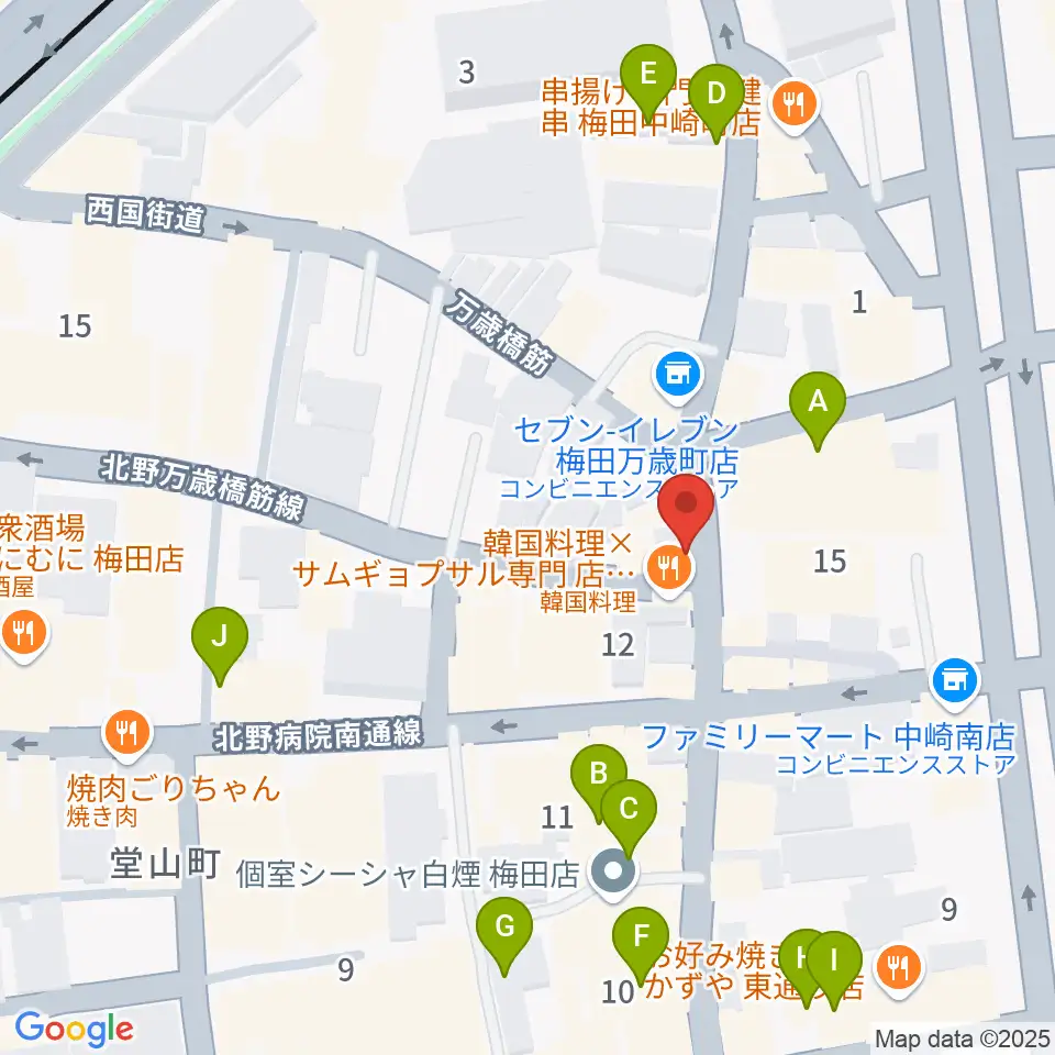 Jazz Records seeed周辺のカフェ一覧地図