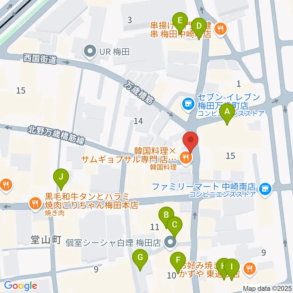 Jazz Records seeed周辺のカフェ一覧地図