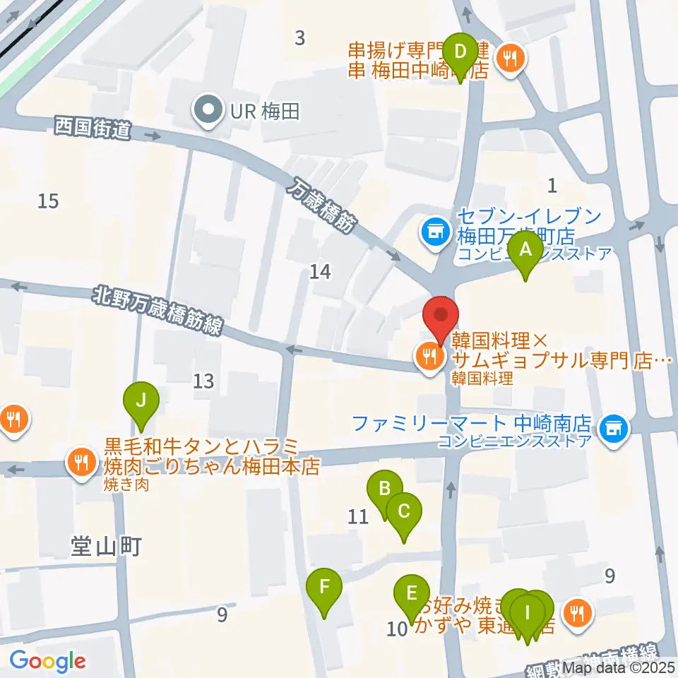 Jazz Records seeed周辺のカフェ一覧地図