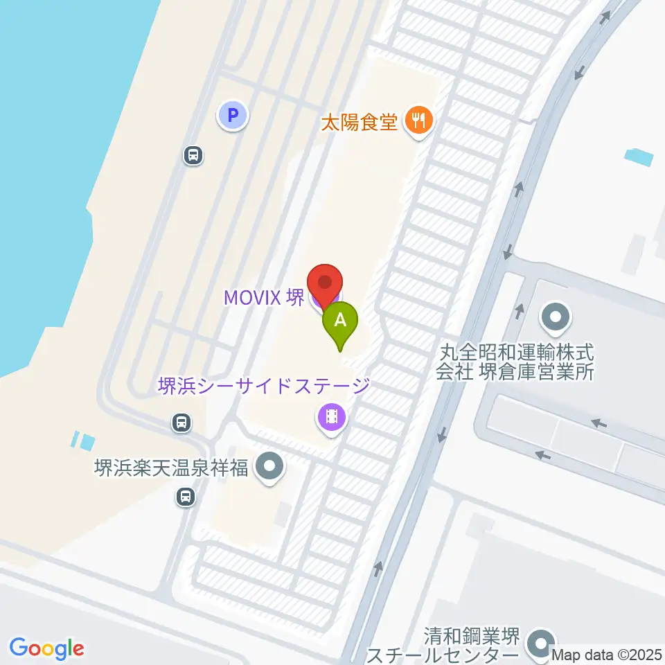 MOVIX堺周辺のカフェ一覧地図