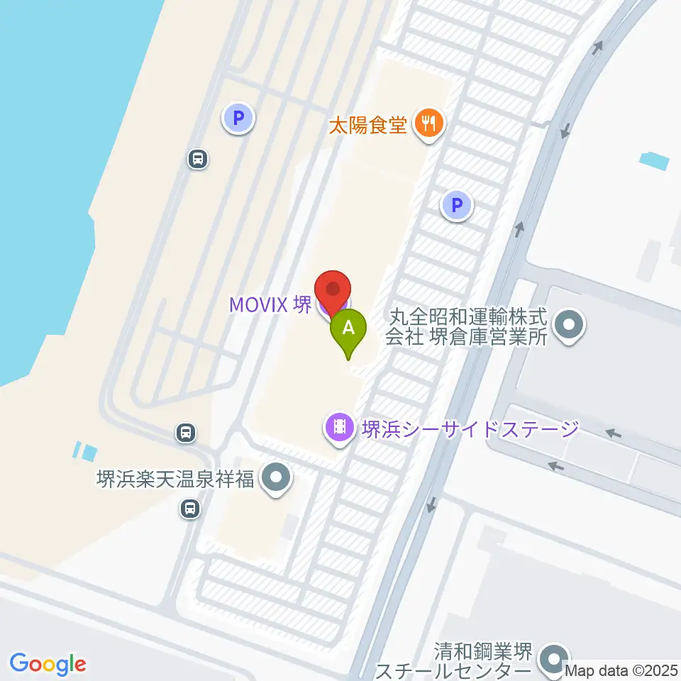 MOVIX堺周辺のカフェ一覧地図