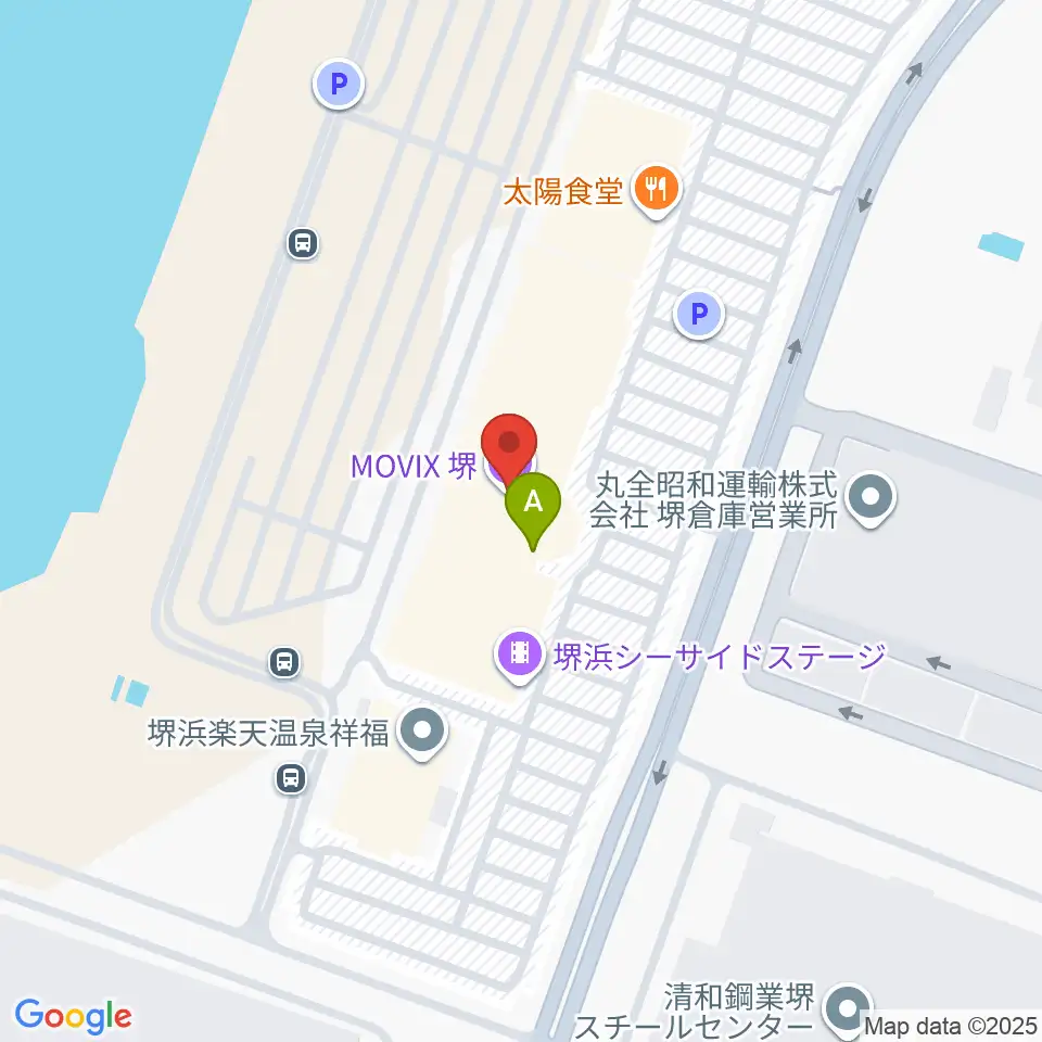 MOVIX堺周辺のカフェ一覧地図