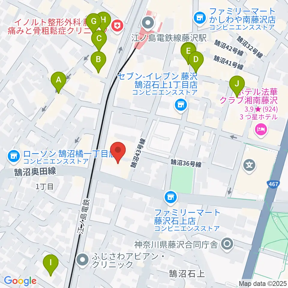 soundmarket周辺のカフェ一覧地図