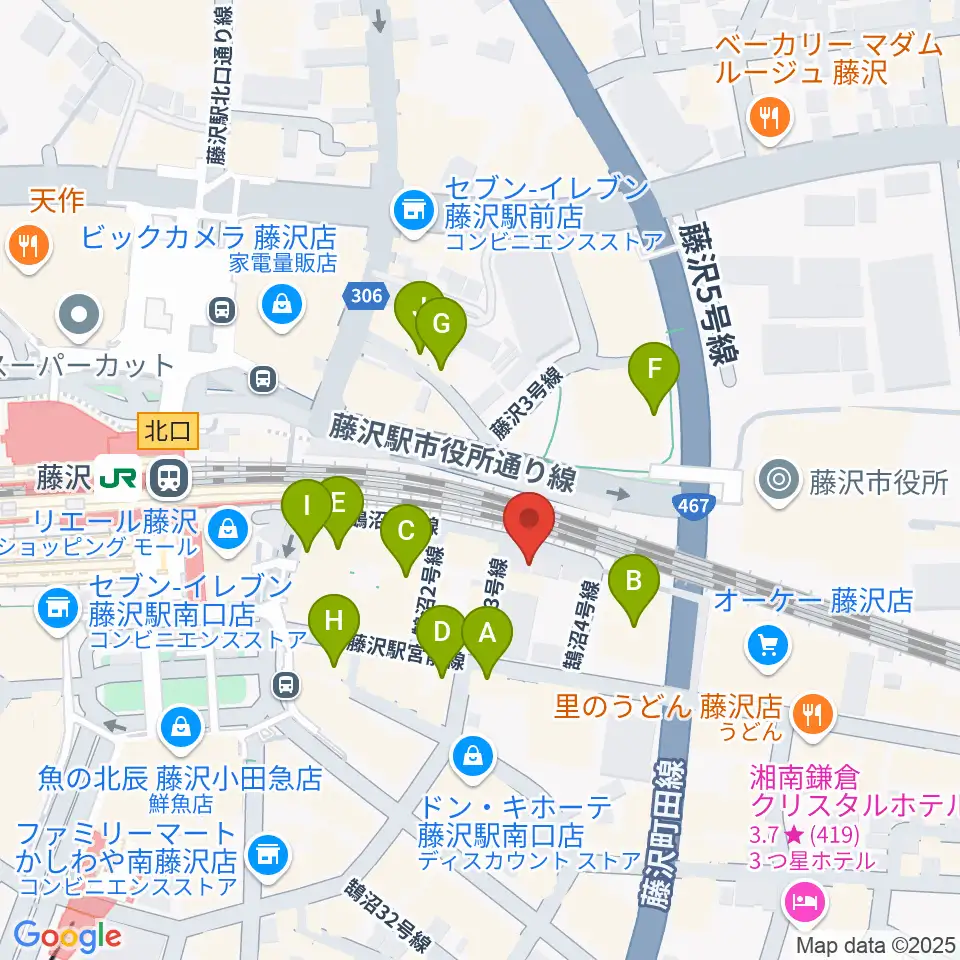 BEAT BAR BECK周辺のカフェ一覧地図