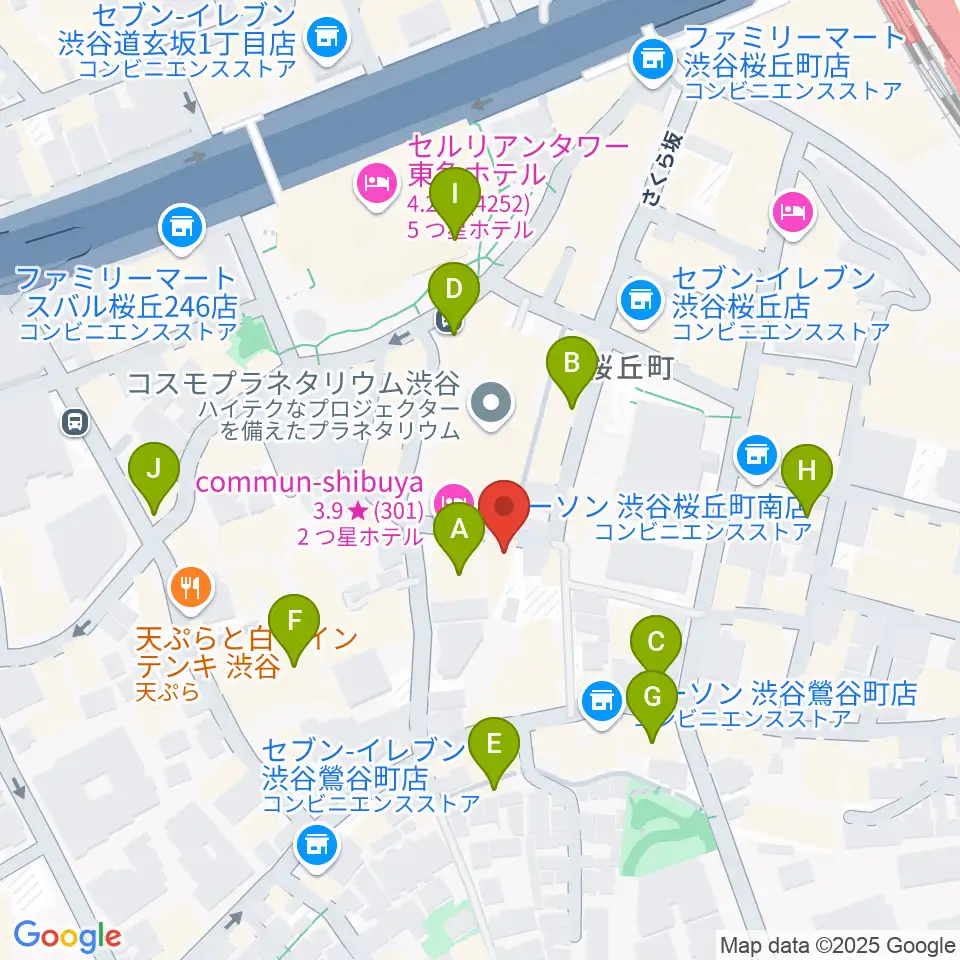 羽田弦ヴァイオリンズ周辺のカフェ一覧地図