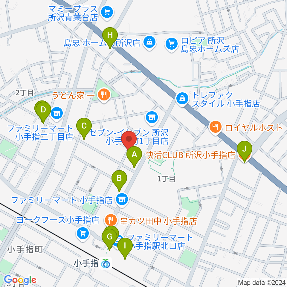 Sound Base KiTi周辺のカフェ一覧地図