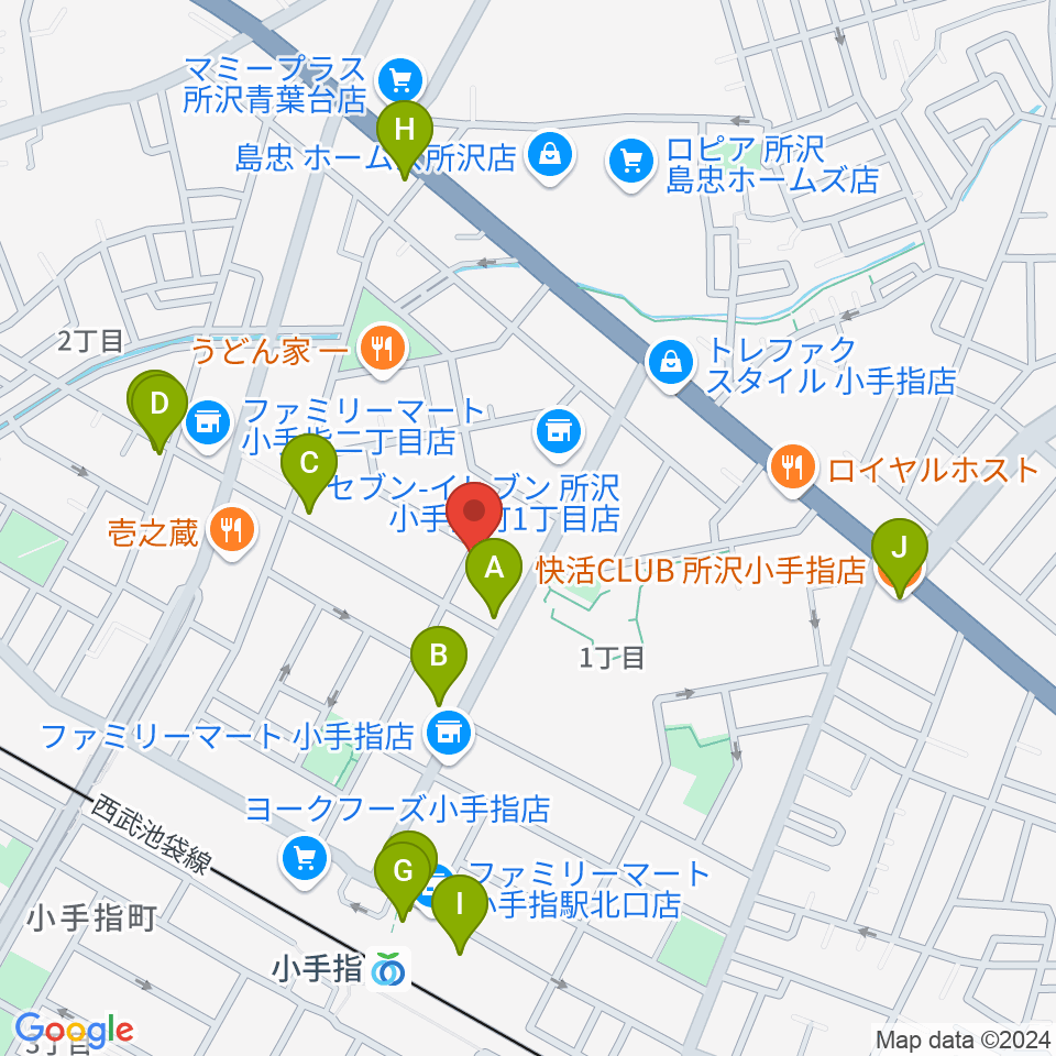 Sound Base KiTi周辺のカフェ一覧地図