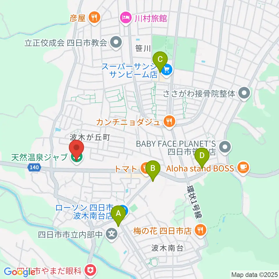 Studio-JAB周辺のカフェ一覧地図