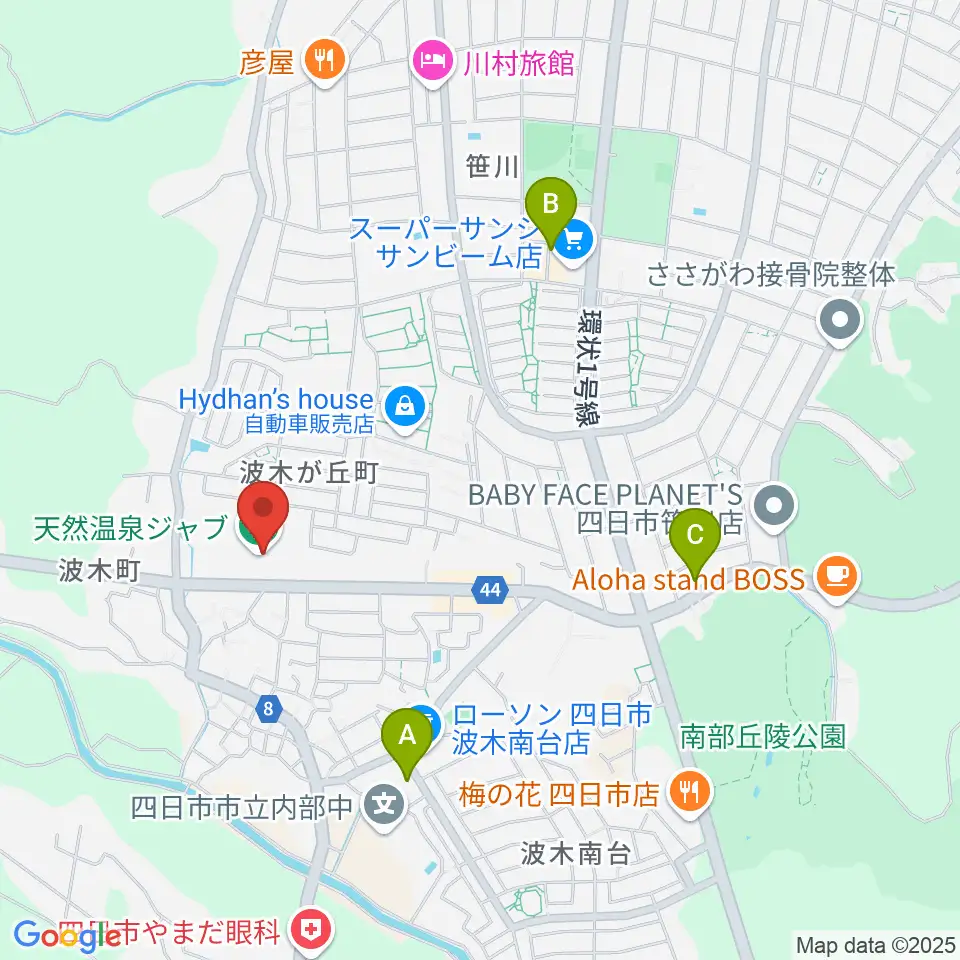 Studio-JAB周辺のカフェ一覧地図
