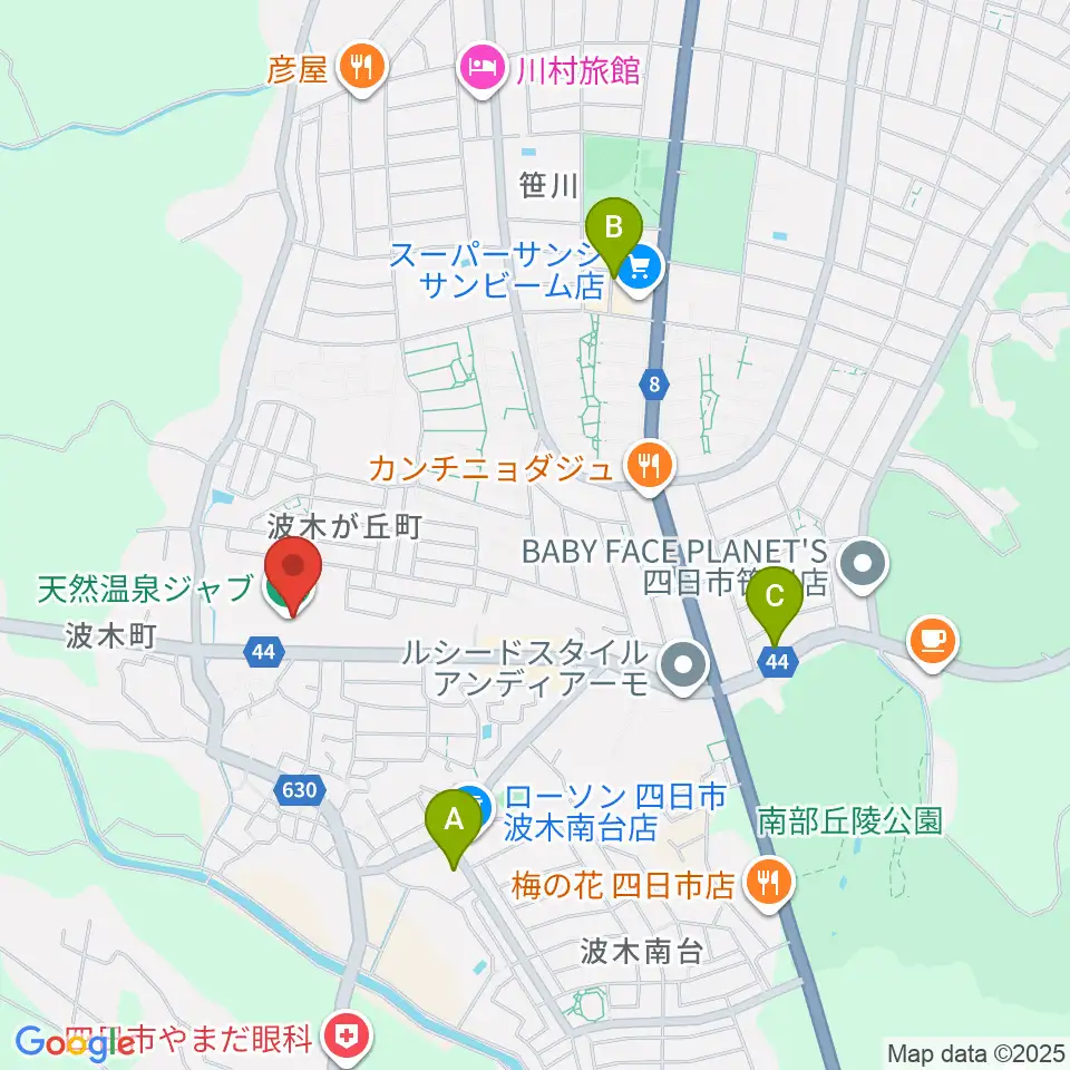Studio-JAB周辺のカフェ一覧地図