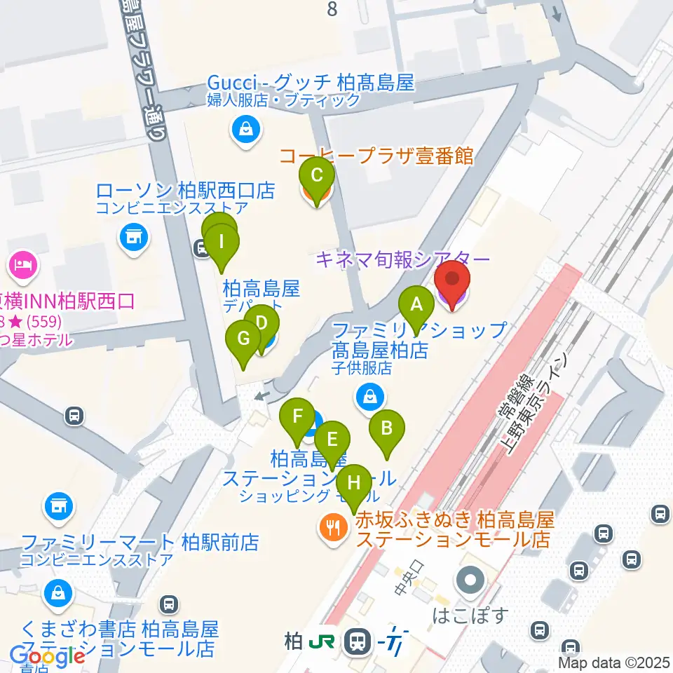 キネマ旬報シアター周辺のカフェ一覧地図